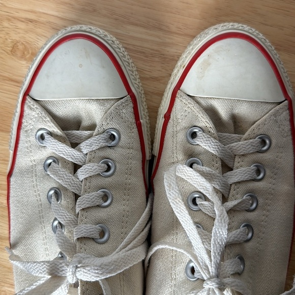 Converse All Star Converse Skateboarding Low Top Mens 7.5 Womens 9.5 Off White - Picture 11 of 14